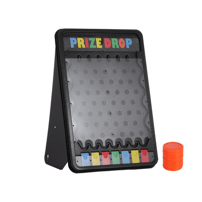 19" Tabletop Plinko Prize Drop Game Board – Foldable Stand with 10 Customizable Pucks for Party, Carnival & Tradeshow
