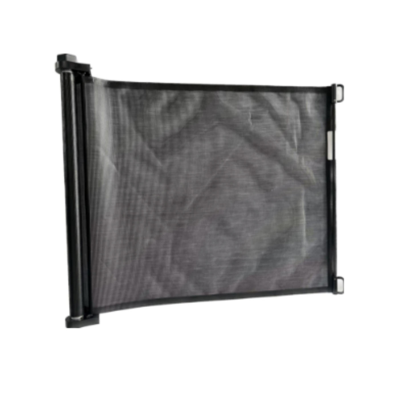Extra-Wide Retractable Baby & Pet Gate - 39" Tall, Extends up to 118" Wide, Easy One-Hand Operation, Family Choice Award Winner, Safe for Kids & Pets, Indoor & Outdoor, Black (39 x 118 inch)